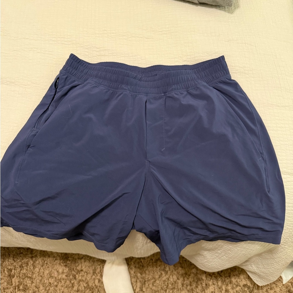 lululemon athletica Men's Navy Athletic Shorts